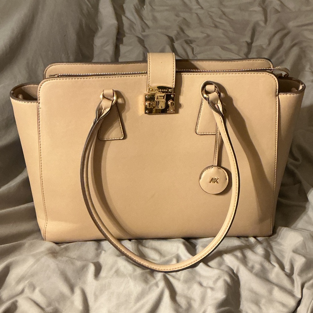 Anne Klein Tan Tote Bag